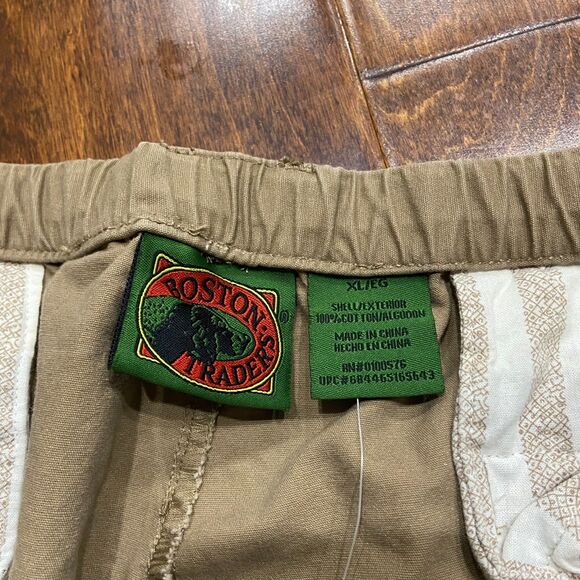 Boston Traders Vintage NWT Cargo Utility Tan Brown Shorts Cotton Men's Size XL - Picture 5 of 7